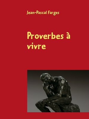 cover image of Proverbes à vivre